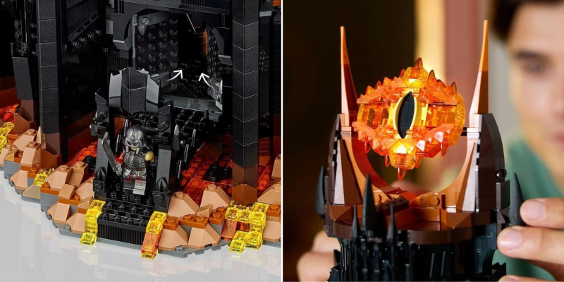 LEGO показала меганабор по «Властелину колец» — Башню Саурона со Всевидящим Оком